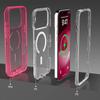 Прозрачный чехол 3 в 1 Symmetry+ Magsafe Ott Armor BOX для IPhone 17 Air 16 15 14 Plus 13 Pro Max Беспроводная зарядка Прозрачная крышка
