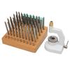 Watch Repair Staking Tool Press Set Watchmaker Jewelling Punching Kit with 50 Punches 10 Stakes
