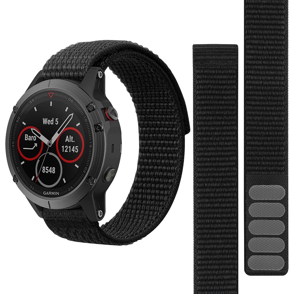 Нейлоновый ремешок на липучке для часов Garmin Enduro 3 2 Браслет для часов Garmin Fenix 8 E 5X 6X 6 Pro 7X Epix Pro 935 Ремешок на запястье