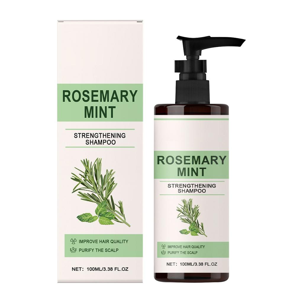Шампунь с перечной мятой, увлажняющий шампунь, питательный шампунь для вьющихся волос, шампунь для гладкости и сияния, питательный шампунь для волос, 100 мл