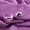 Natural Iolite 925 Silver Engagement Stud Post Sisters Gift Anniversary Earrings EE-147-2