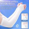 Outdoor Sports Ice Cream Sunscreen Sleeve Hand Male Bicycle Cycling Arm Sleeves Uv Protection For Men And Women