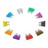 100 Pcs Car Fuses Small Mini Auto Blade Fuses 2A 3A 5A 7.5A 10A 15A 20A 25A 30A 35A AMP Assortment In Storage Box Medium Fuses