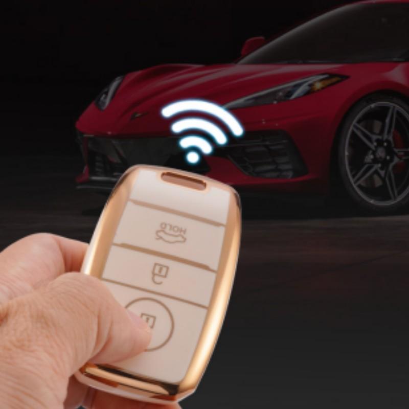 Чехол для ключа из ТПУ с 3/4 кнопками для Kia Optima Sorento Niro Soul Ray, держатель для ключей, защитный чехол, сумка-брелок, аксессуары