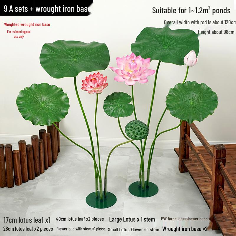 Танцевальные реквизиты «Цветок лотоса и лист лотоса» из ЭВА для декорации сценического оформления пруда
