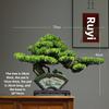 Китайская симуляция красного клена бонсай украшение гостиная офис чайный столик decoration дзен китайский стиль сосна приветствия зеленые растения