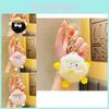 Adorable Fluffy Yarn Hat Keychain Cute Cartoon Plush Couple Bag Charm Gift