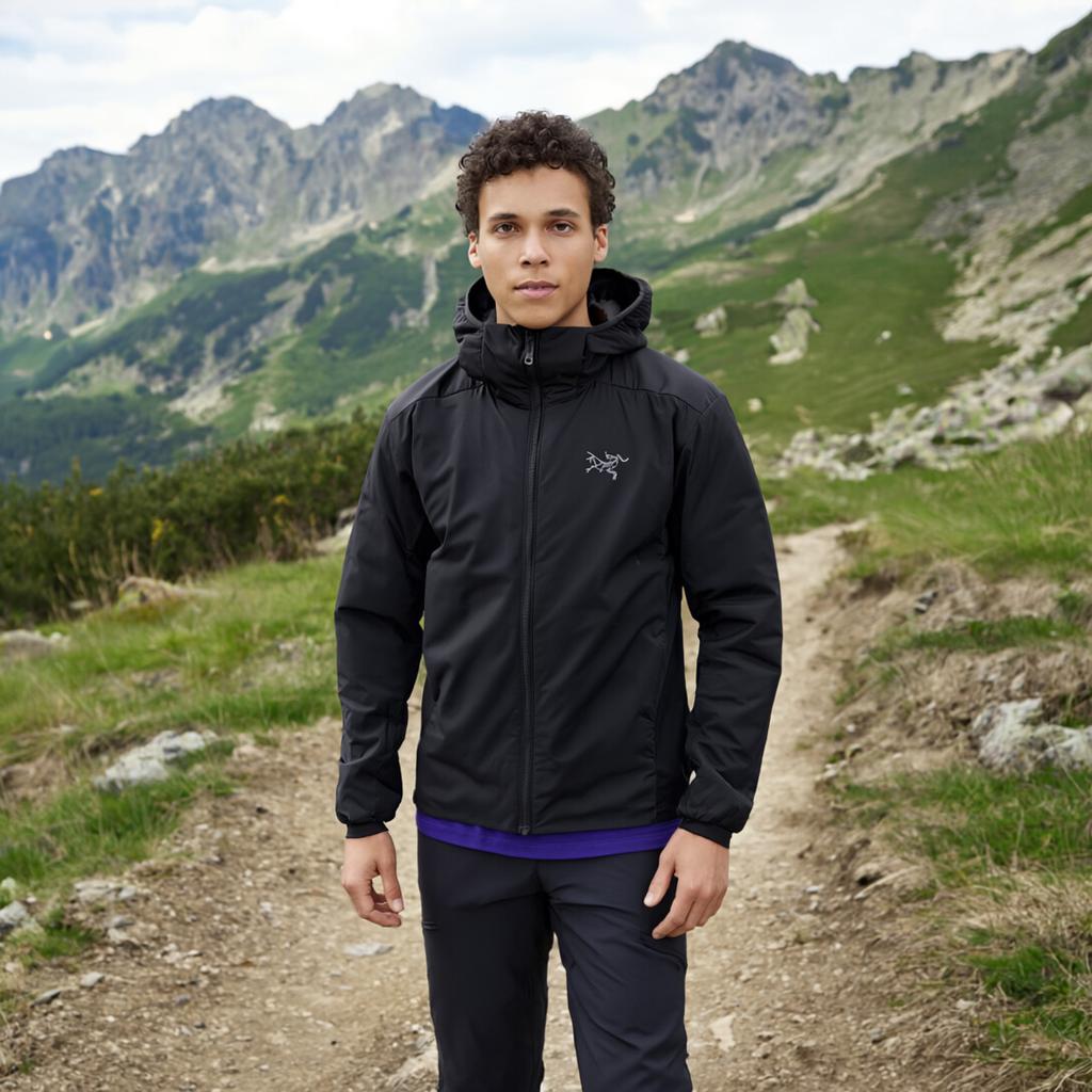 Куртка Arc'teryx Atom Hoody черный сапфир
