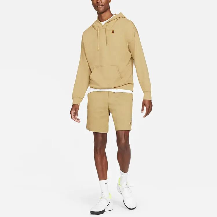 Nike Sweatshirts Men's Apricot Tea Brown Hooded Moderate Regular (Unisex) Sweatshirts BV0761 297