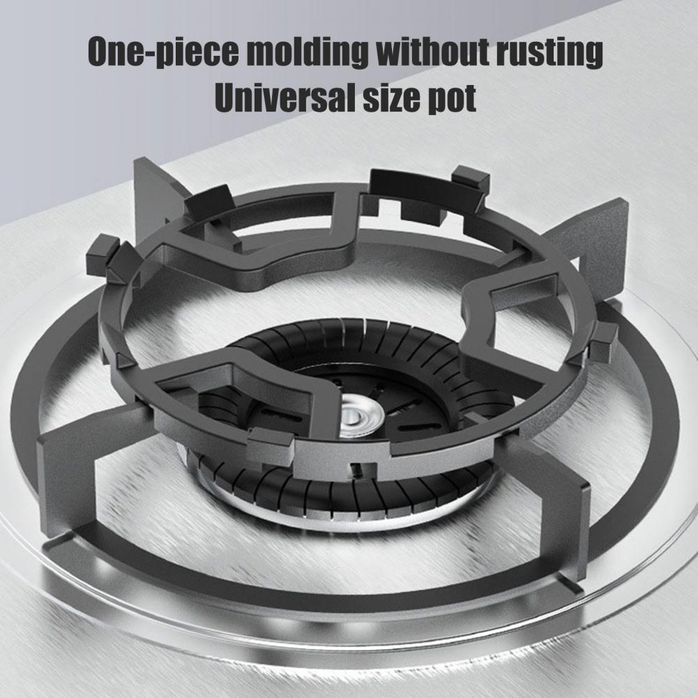 Аксессуары для подставки под газовую плиту Сверхпрочный стабилизатор для плиты из углеродистой стали для воков, кастрюль, Нескользящая универсальная горелка для моки, для газа