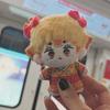 Cute Demon Slayer Mini Cotton Plush Doll Hanamichi Zenitsu Tanjiro Inosuke Kimono Chibi Figure Backpack Pendant Collectible Toy Gift for Anime Fans