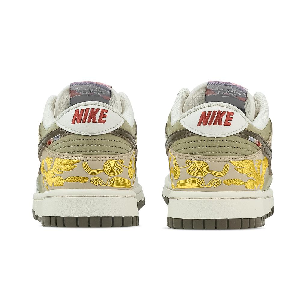 Nike Кроссовки для скейтборда Dunk Candle Song, Heart Box Низкие Мужские Бежевый Коричневый IQ1118-220(Команда773--)