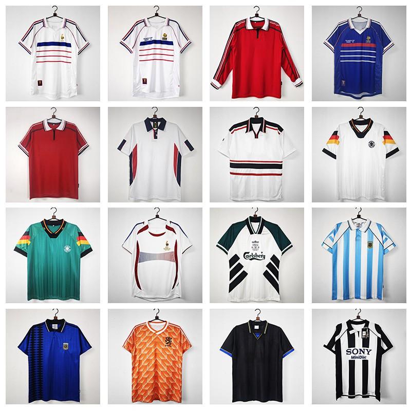 Vintage Football Jersey Retro National Team Club Match Shirt Sports