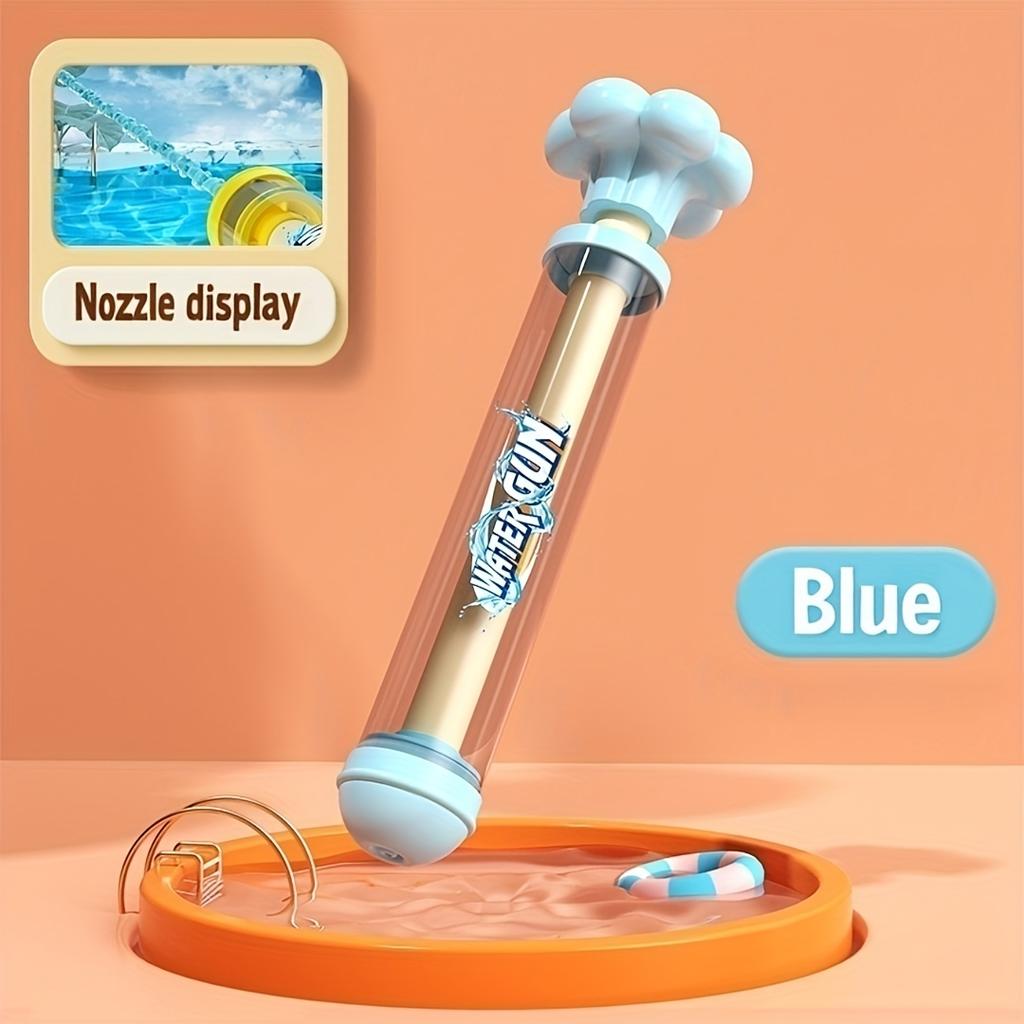 Водяной пистолет-выдвижка Детская летняя игрушка для бассейна Водяной пистолет с ручкой в форме цветка Подходит для бассейнов, вечеринок Подходит для пары