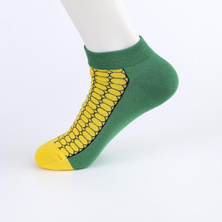 Мужские носки-лодочки серии «Арбуз» — модные повседневные носки в европейском и американском стиле на весну/лето