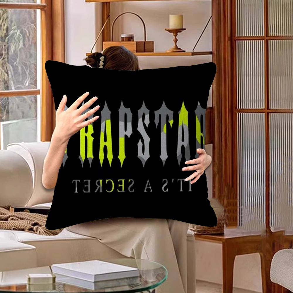 Модная Роскошная Наволочка с Логотипом T-Trapstar, Подушка-Плед для Дивана Автомобиля, Рождественский Подарок 40x40см 45x45см