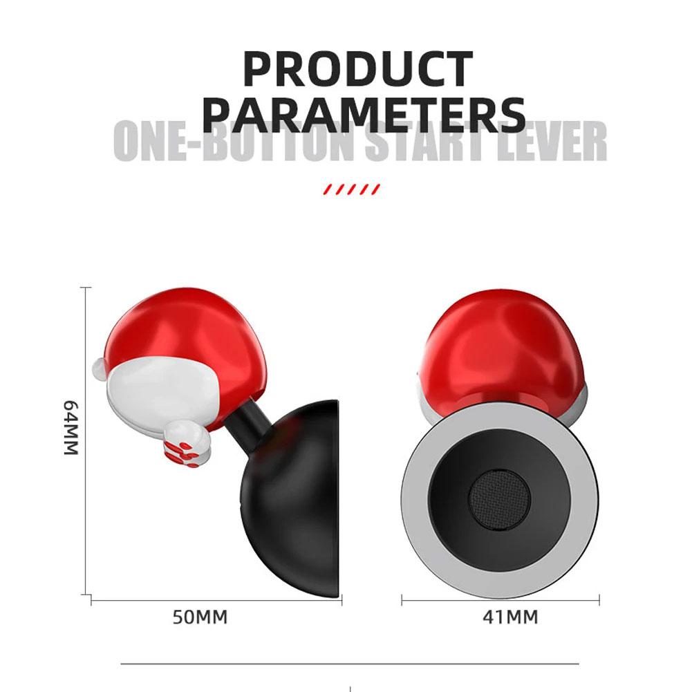 Креативный чехол для кнопки запуска и остановки автомобиля Corgi-Dog Butt - Защитная крышка для рычага запуска одним щелчком, внутреннее украшение для автостиля