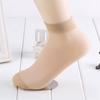20 пар/лот летние сексуальные ультратонкие шелковые носки с кристаллами для женщин, эластичные черные прозрачные носки