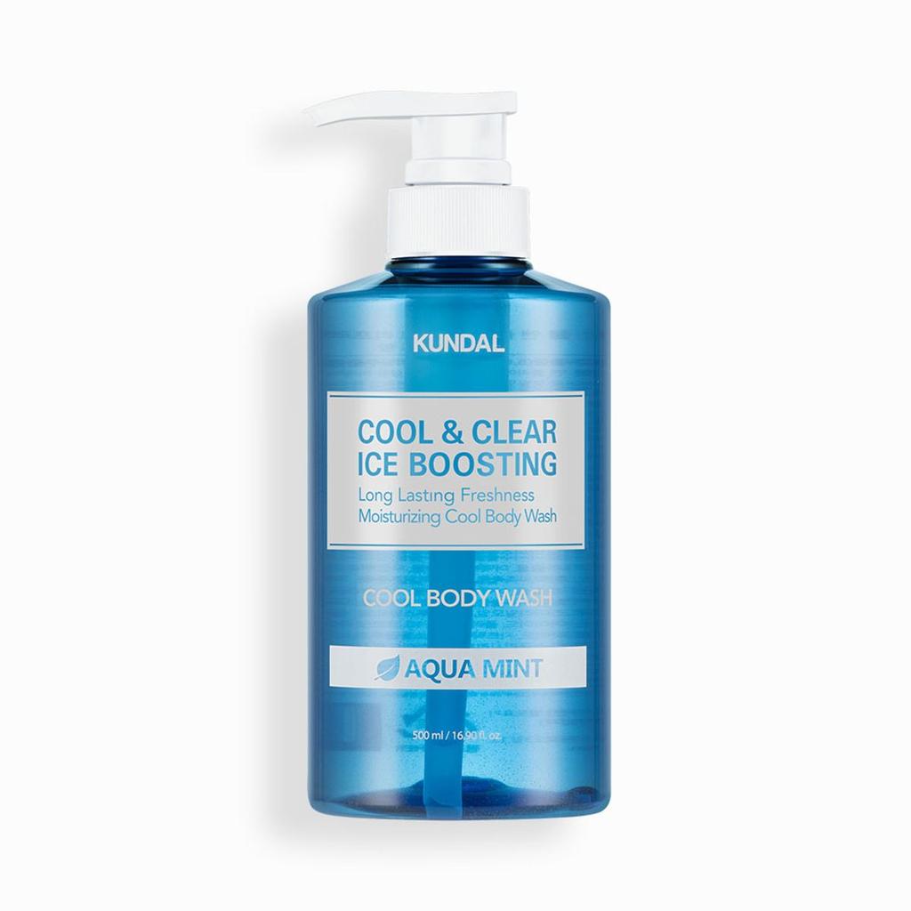 Охлаждающий гель для душа Cool & Clear Ice Boosting с аква-мятой 500 мл