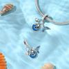 Copper Blue Ocean Ship Lighthouse Starfish Turtle Dolphin Charms Pendants Fit Bracelets Diy Jewelry Gifts