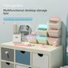 Japanese & Korean Cute Girlish Student Mini Storage Box & Rack - Pink