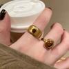 1Pcs Adjustable Open Ring Irregular Sunflower Ring New Women Ring