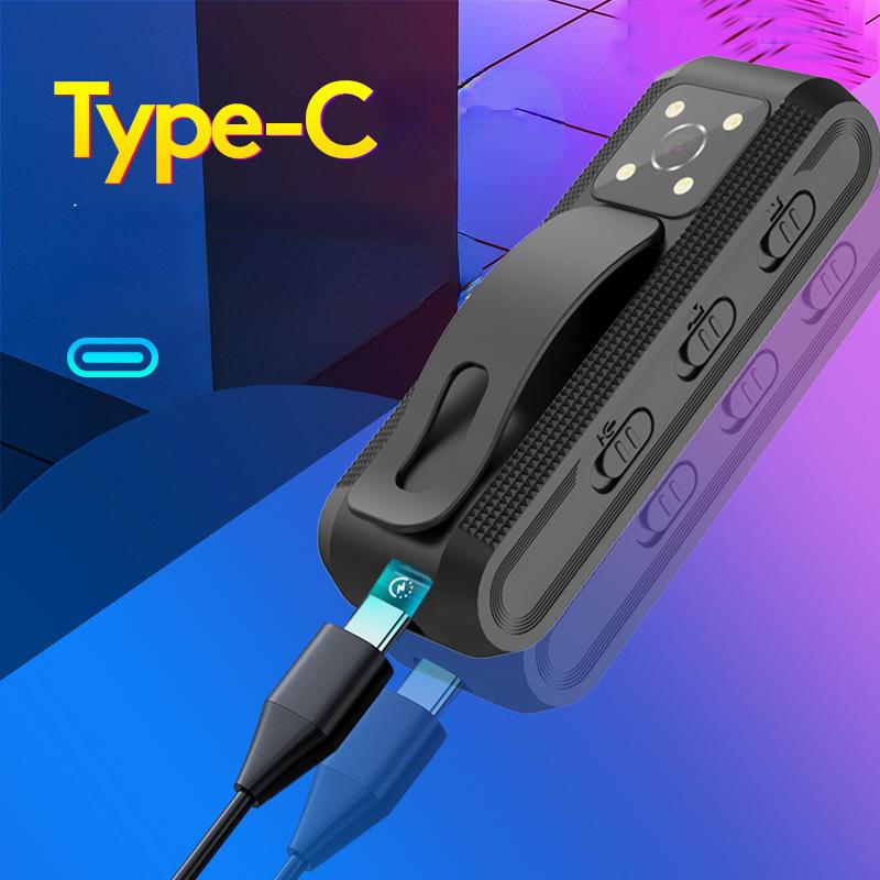 Мини-видеокамера 1080P HD с инфракрасным ночным видением для записи видео на теле