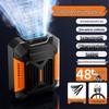 Rechargeable Waist and Neck-Hanging Portable Cooling Fan for Outdoor and Construction Use