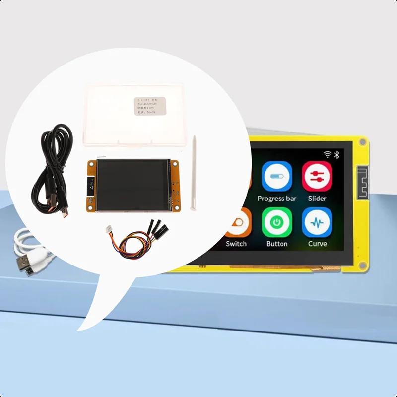 1 шт. ESP32-2432S028R 2,8-дюймовый модуль дисплея ESP32 с проводом, резистивный сенсорный экран 240*320 2,8'' LCD TFT плата драйвера ILI9341
