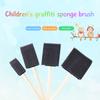 40 шт., губка, кисть, деревянная ручка, поделки своими руками, детские граффити, окрашивание, детализация, кисть для рисования, инструменты для рисования, принадлежности