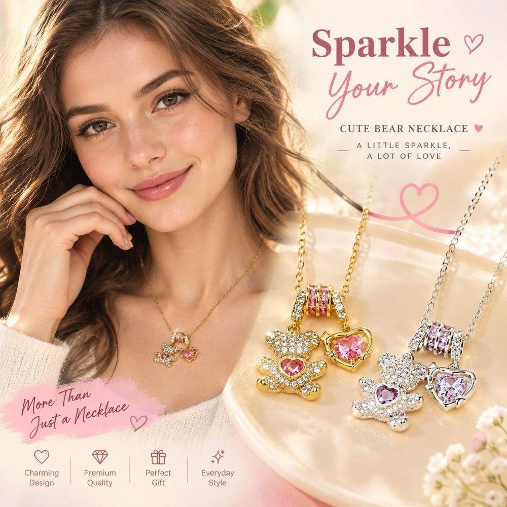 Metal Pendant Necklace Heart Shaped Collarbone Chain New Choker Necklace Party Occasions