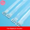 "Transparent Non-Slip One-Shoulder Strap Bra Accessory"
