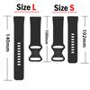 silicone Strap for Fitbit Versa 4 3 Sense 2 band Smartwatch Accessories replacment wristband Sport Bracelet Fitbit Versa 3 Strap