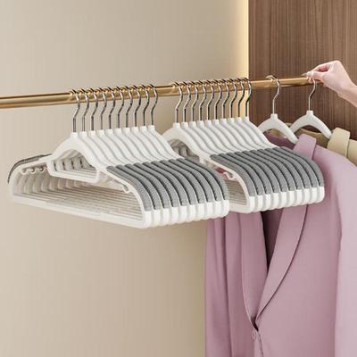 Пластиковые вешалки JINGRUIXIANG с противоскользящим покрытием (10-Pack)