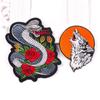 2 Pcs/pack Fusible Embroidery Patch Iron On Patches For Clothing Thermoadhesive Patches For Jackets Jeans Backpack Ironable Sewing Patch
