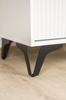 Loft furniture leg, black, height 15 cm, for a corner sofa