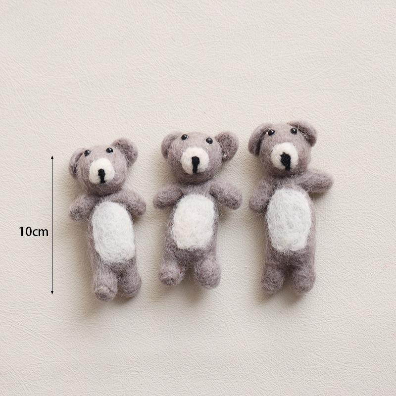 Christmas wool felt decorative pendant handmade DIY accessories Christmas tree elk gift bag gingerbread man pendant accessories