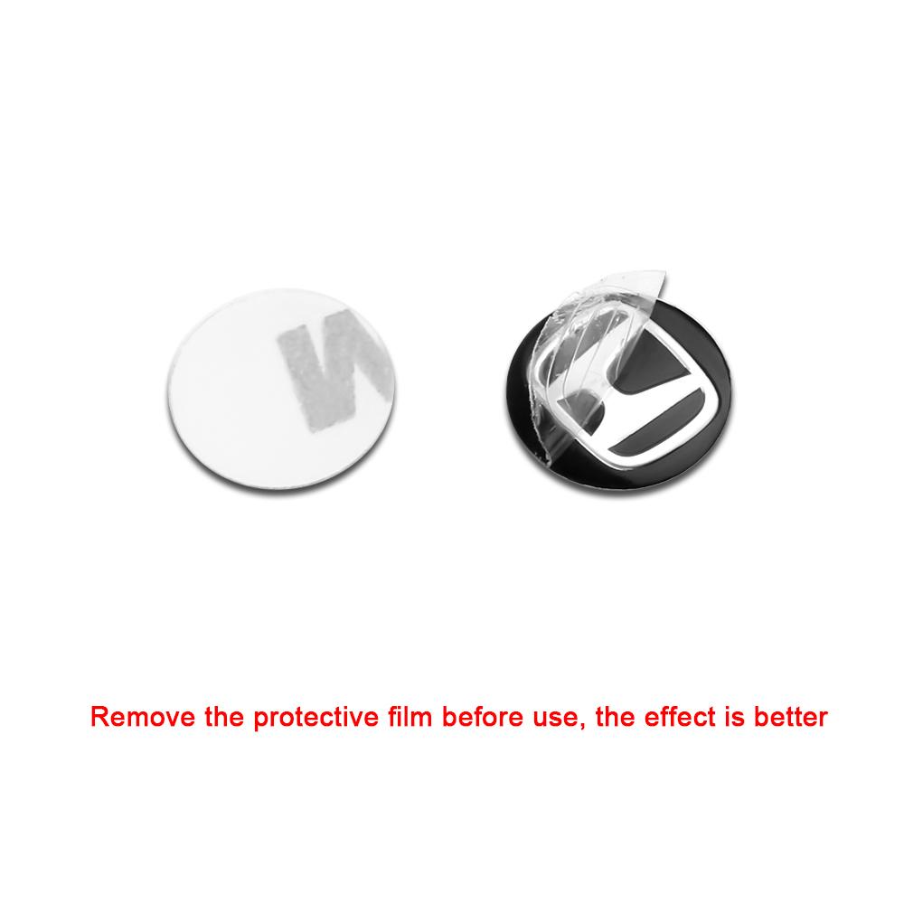 VFHJQ1 5/10/20Pc Car Key Emblem Sticker Car Remote Control Key Shell Badge For Honda Mugen Accord Civic Vezel CRV Jazz City HRV Insight