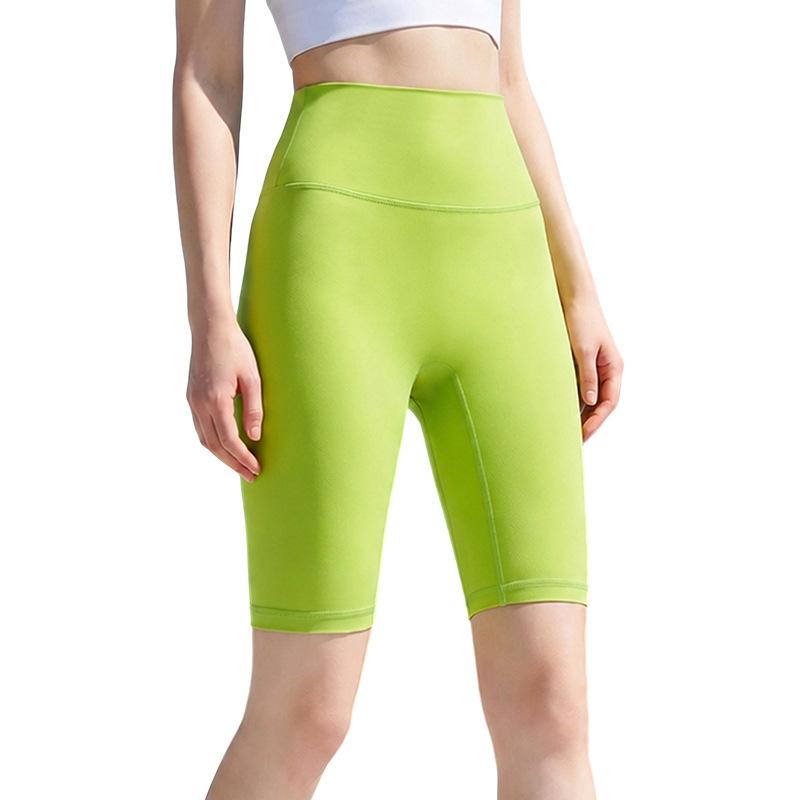 Weiman cloud nude five-point yoga pants women's summer thin tight yoga clothes high waist hip lift fitness yoga pants