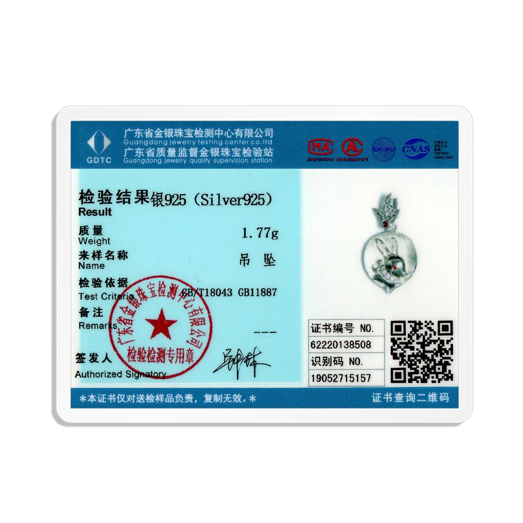 Cute Carrot Bunny Pendant Original 925 Sterling Silver Flower Skull Turtle Animal Heart Shape Pendant Necklaces Jewelry Making for Women Fashion