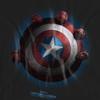Captain America: Brave New World Unisex Adult Red Hulk Shield T-Shirt