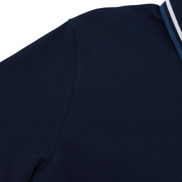 Timberland Повседневная мужская футболка-поло с коротким рукавом, облегающего кроя, в полоску, дышащая, для улицы, темно-синяя A628NZ02