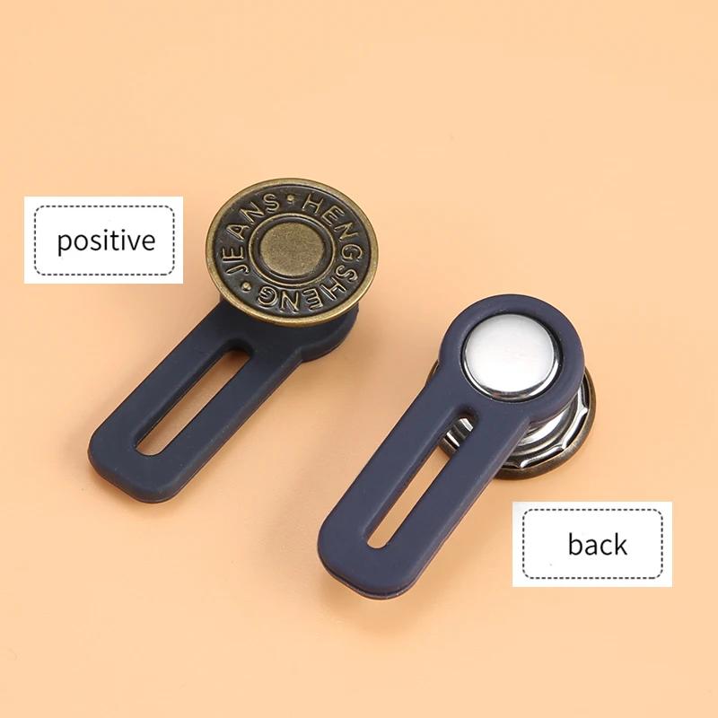 5/10 шт. Металлический удлинитель пуговиц, идеально подходящий для любых джинсовых брюк, бесплатный пошив, выдвижная пуговица на талии джинсов, удлиненные пряжки, комплект для фиксации