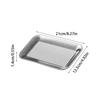 Luxury Square Food-grade Steel Serving Tray,coffee Tray,desserts – Elegant Serving Platters for Cafe, Restaurant Bathroom Tray