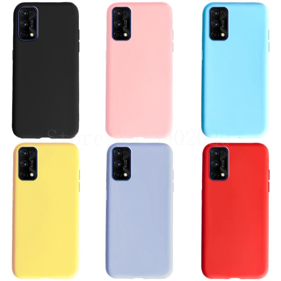 For Oppo Realme 7 X7 7 Pro Case Candy silicone Shockproof Phone Case On For Oppo Realme 7 7 Pro X7 X7Pro Full Cover Coque Bumper