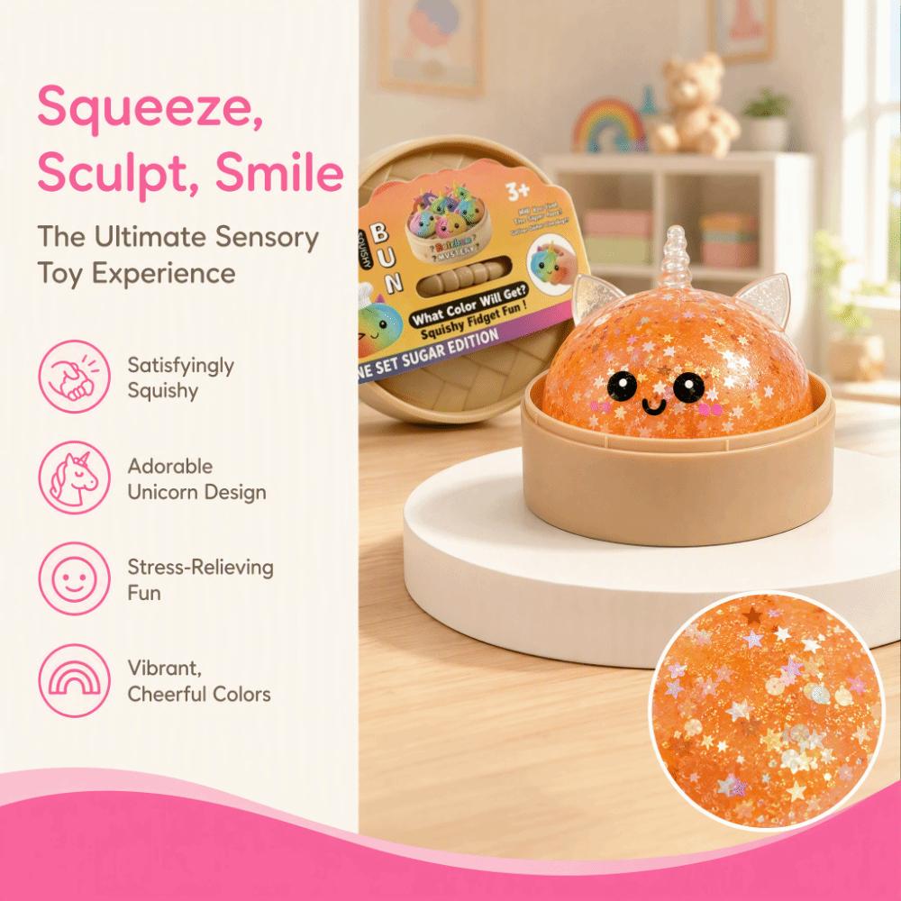 Slow Rising Bun Squeezable Toy Simulation Buns Fidget Toy Dumpling Squishy Toy Office Desk