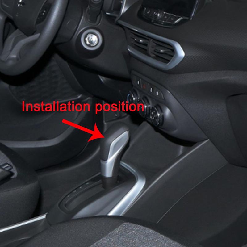 ABS Plastic Gear Shift Knob Head Trim Cover Frame For Chevrolet Tracker/Trax 2024 Interior Accessories