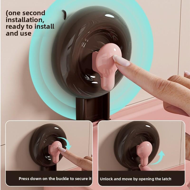 Полка для хранения на присосках, корзина для хранения в ванной и туалете, не требует сверления, для туалета и умывальника, настенное хранение