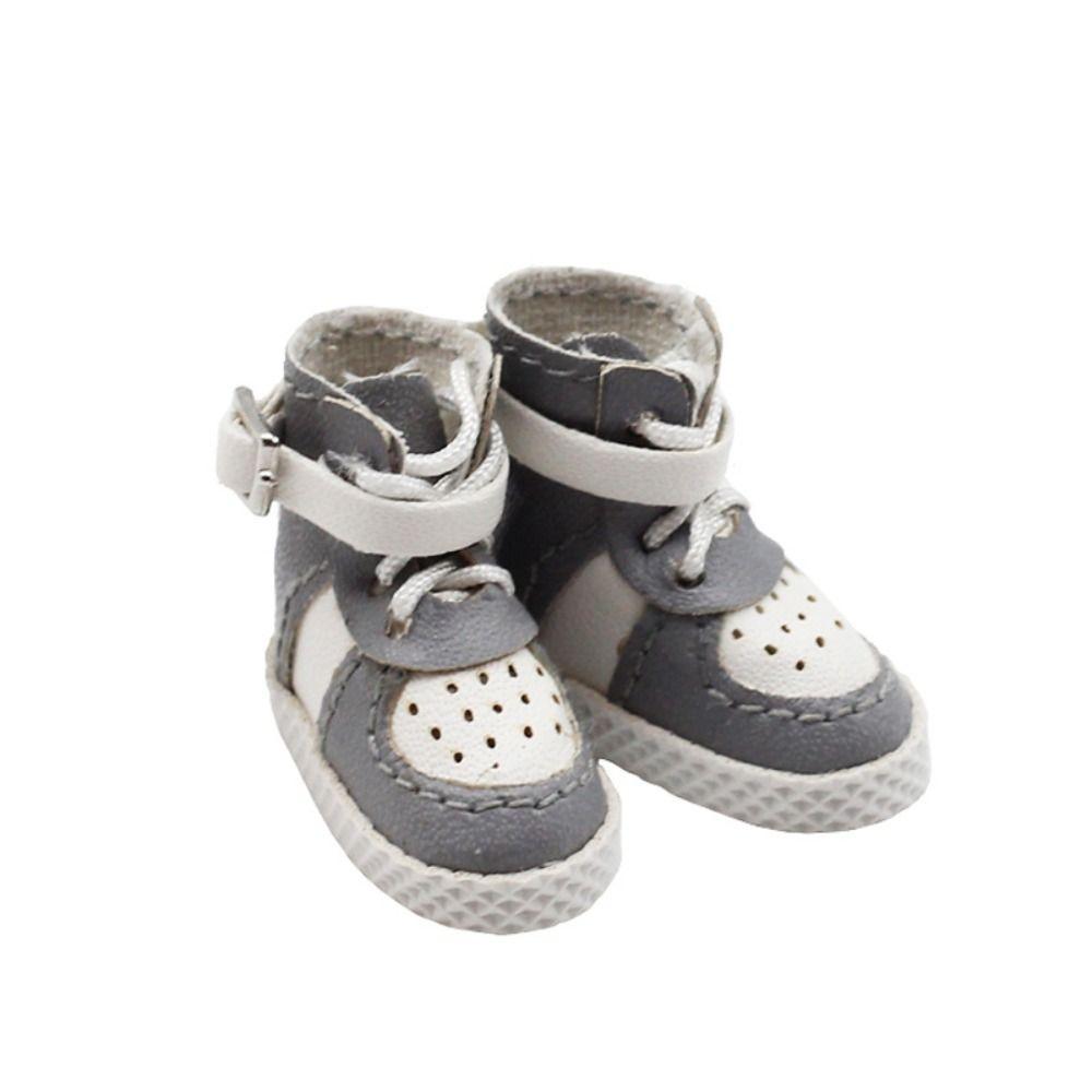 Разноцветные ботинки из ПУ-кожи для Ob11 ПУ-кожа Обувь для куклы Ob11 Девочки