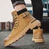 Casual Men's Short Boots Fashionable and Versatile Design Style Outdoor Motorcycle Street Walking Daily Office Quality Shoes Hot